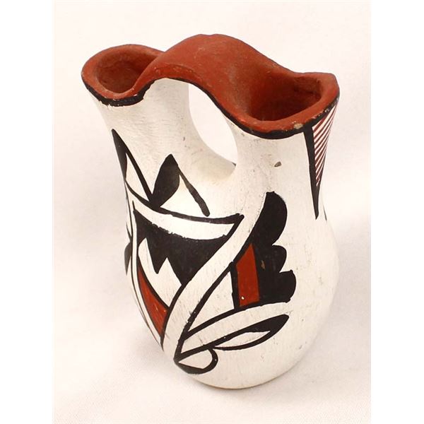 Vintage Jemez Pueblo Pottery Wedding Vase, Chosa