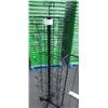 Image 2 : 2 tier black rack and tall metal magazine display rack