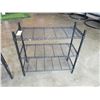 Image 2 : 2 BLACK METAL 3 TIER ADJUSTABLE RACKS - ONE NEEDS SOME CLIPS
