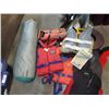 Image 3 : Lot of new ladies coast guard approved life jacket, dog life jacket, wetsuit and more