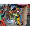Image 2 : Box of POP ball guns, laser guns, nerf guns and more