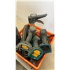 Image 2 : CRATE OF HAND TOOLS, HEAT GUN, CUTTING DISCS DRILL PARTS