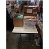 Image 1 : 3 boxes of sanitizer dispensers and flood light bulbs