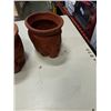 Image 3 : 2 POTTERY ELEPHANT PLANTERS