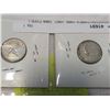 Image 8 : 3 CANADIAN SILVER DIMES 1963-1965  .800 SILVER AND 4 CANADIAN DIMES 1966-1968