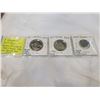 Image 2 : 3 CANADIAN 50TH ANNIVERSARY OF QUEEN ELIZABETH II SPECIAL 50 CENT AND DOUBLE DATE 2002 DIME AND 2002