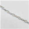 Image 2 : NEW STERLING SILVER DIAMOND BRACELET W/ APPRAISAL $950