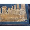 Image 3 : FRAMED COPPER "LAST SUPPER"