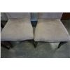 Image 8 : 4 BROWN MICROFIBER CHAIRS