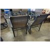 Image 10 : GLASSTOP PATIO TABLE WITH 6 CHAIRS - 65 INCHES X 39 INCHES X 28 INCHES TALL