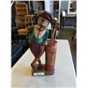 HAND CARVED GOLFER