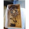 Image 2 : 3 MANTLE CLOCKS AND CUCKOO CLOCK