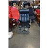 Image 1 : MCM STRESSLESS EKORNES LEATHER ROLLING OFFICE CHAIR - MADE IN NORWAY VINTAGE MID CENTURY - VISIBLE W