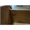 Image 8 : TEAK 6 DRAWER DRESSER MADE IN CANADA - 6 FOOT WIDE X 18 INCHES DEEP X 27 TALL
