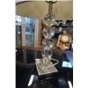 Image 8 : PAIR OF BRUSHED METAL ACRYLIC BALL TABLE LAMPS