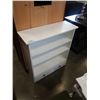 Image 1 : WHITE 1 DRAWER BOOKSHELF