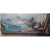 Image 2 : Oil on board and lithograph both signed with framed Orca and still life