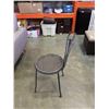 Image 8 : 3 PIECE GLASSTOP AND WICKER LOOK BISTRO SET - 2 FOOT DIAMETER X 27.5 INCHES TALL