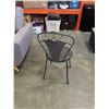 Image 9 : 3 PIECE GLASSTOP AND WICKER LOOK BISTRO SET - 2 FOOT DIAMETER X 27.5 INCHES TALL