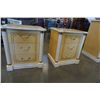 Image 2 : PAIR OF 3 DRAWER NIGHTSTANDS - ALF MADE IN ITALY - 23 INCHES WIDE X 17 DEEP X 26 TALL