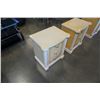 Image 3 : PAIR OF 3 DRAWER NIGHTSTANDS - ALF MADE IN ITALY - 23 INCHES WIDE X 17 DEEP X 26 TALL