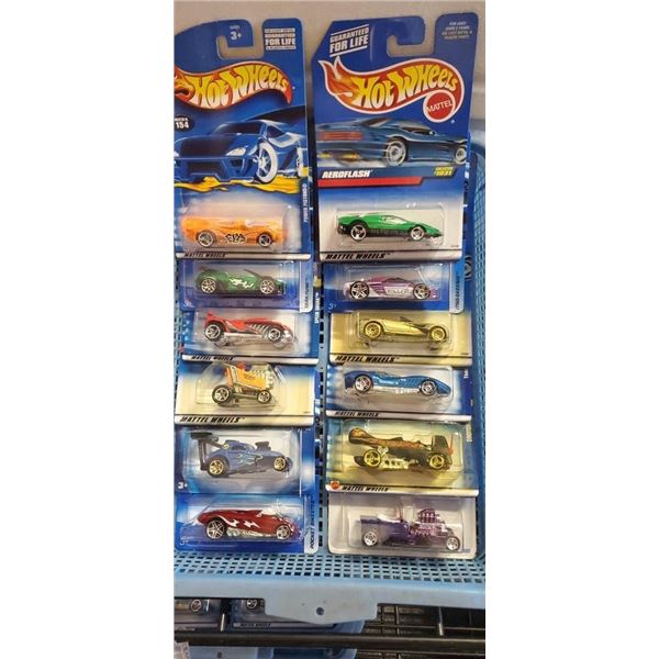 12 NEW HOT WHEELS COLLECTION DIE CAST VEHICLES