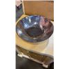 Image 2 : METAL DECORATIVE BOWL, GLASS MUGS AND ART GLASS GLASSES