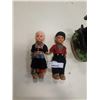 Image 2 : POTTERS HORSE DECANTER AND 2 VINTAGE DOLLS