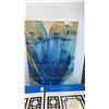 Image 2 : TWO 3 PIECE WALL ART SETS AND ABSTRACT ART PRINT