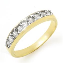 OVERSTOCK 0.50ctw ACA CERTIFIED DIAMOND BAND 14K GOLD