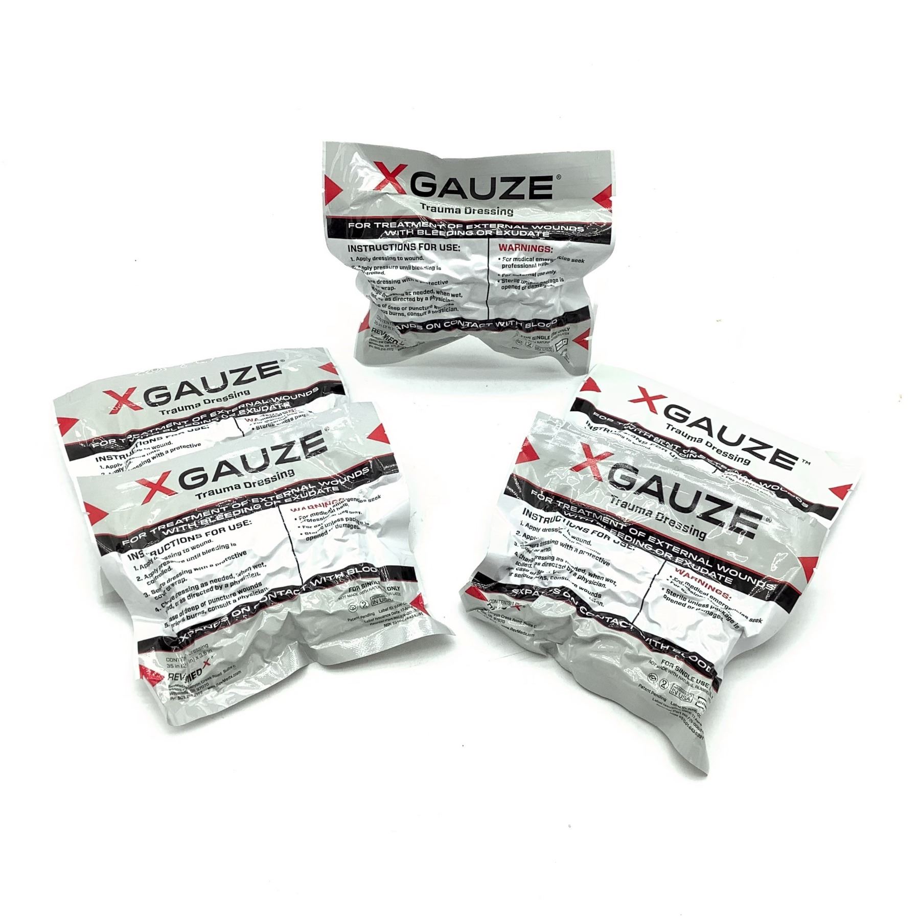 X Gauze Trauma Dressing X 5