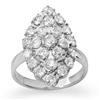 Image 1 : CERTIFIED 2.0ctw DIAMOND LADIES RING 14KT WHITE GOLD