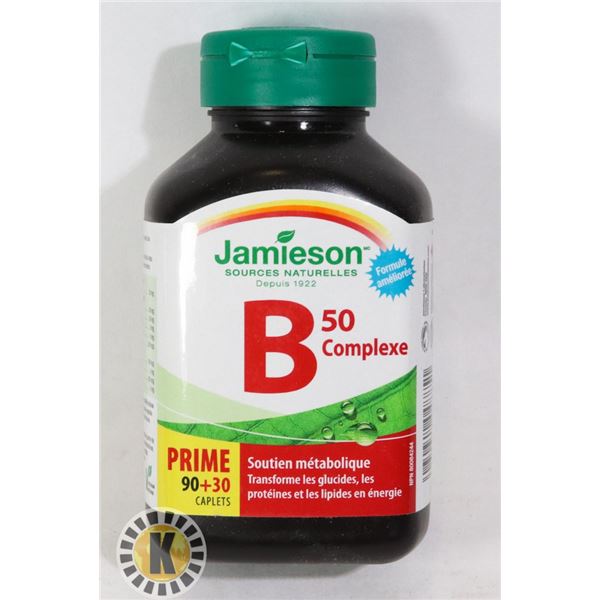JAMIESON VITAMIN B 50 COMPLEX 08 2021
