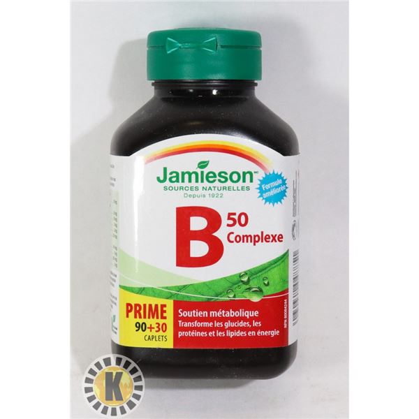 JAMIESON VITAMIN B 50 COMPLEX 08 2021