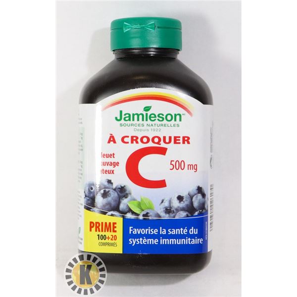 JAMIESON VITAMIN C CHEWABLE 500 MG 10 2021