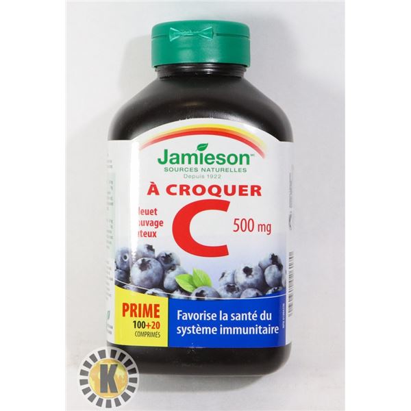 JAMIESON VITAMIN C CHEWABLE 500 MG 10 2021