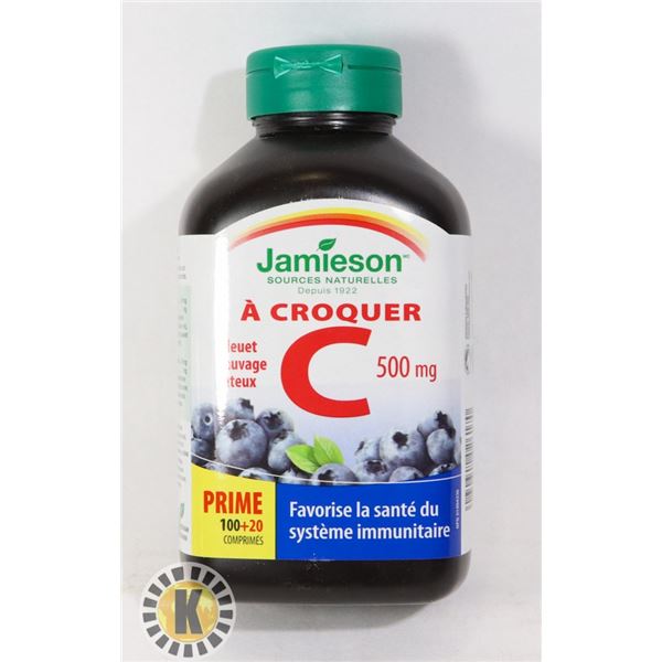 JAMIESON VITAMIN C CHEWABLE 500 MG 10 2021