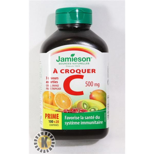 JAMIESON VITAMIN C 500 MG CHEWABLE EXP 11 2021