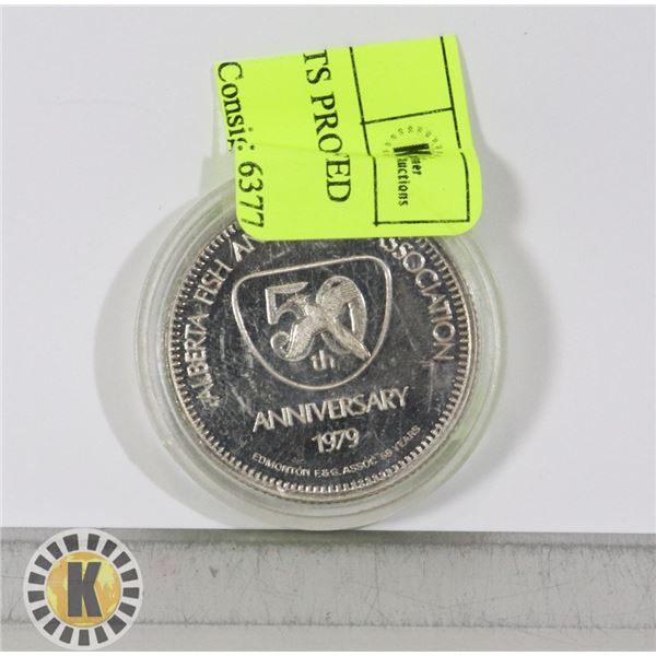 1979 CANADIAN 50 CENTS PROOFED SLED IN PACKAGE