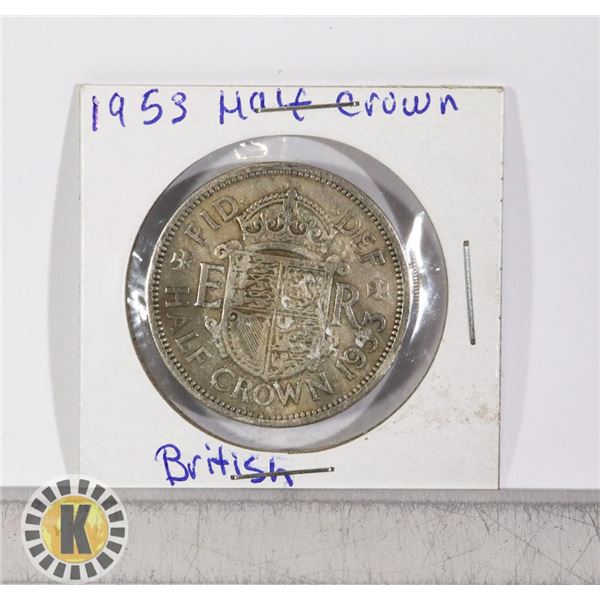 1953 HALF BRITISH CROWN