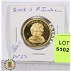 Image 1 : 2008 ANDREW JACKSON $1 GOLD COLORED COIN