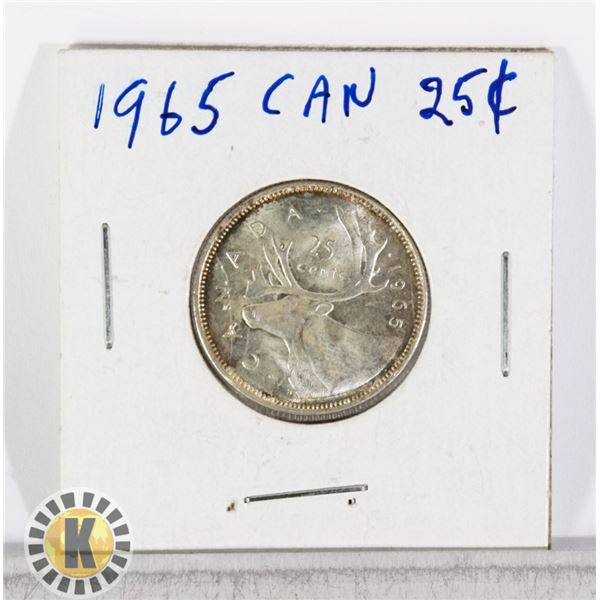 1965 80% SILVER QUARTER