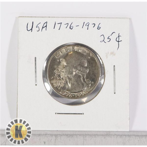 1776-1976 USA LIBERTY QUARTER
