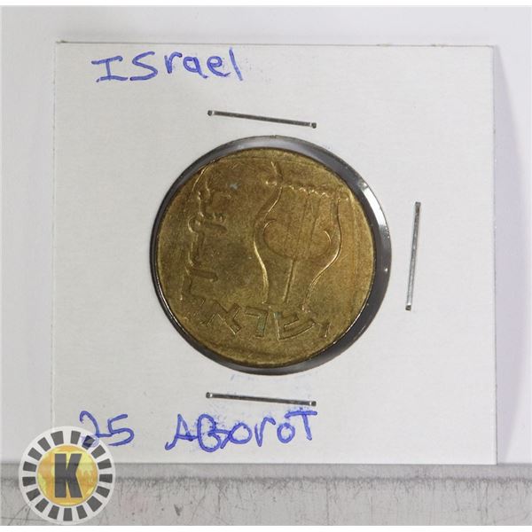 BRONZE ISRAEL 25 AGORAT
