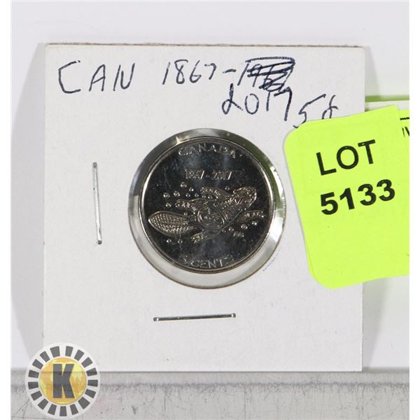 1867-2017 BEAVER NICKEL