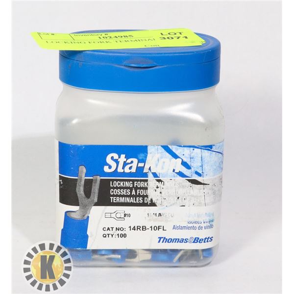 LOCKING FORK TERMINALS