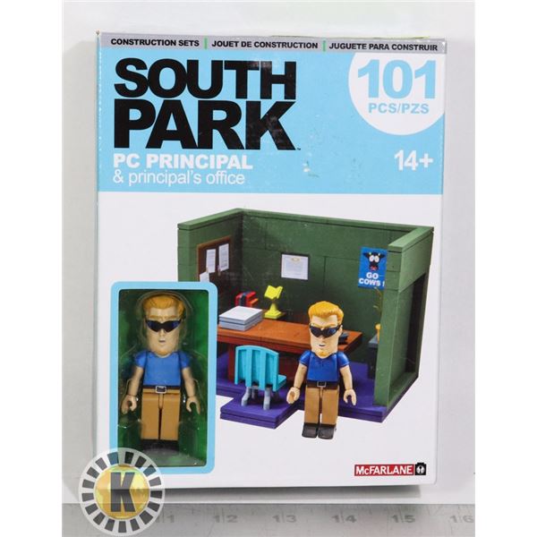 NEW 101PC SOUTH PARK PC PRINCIPAL/ OFFICE BUILDING