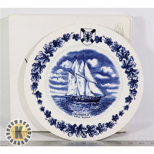BLUE NOSE II NOVA SCOTIA COLLECTORS PLATE