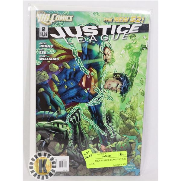 DC COMICS JUSTICE LEAGUE COMIC BOOK