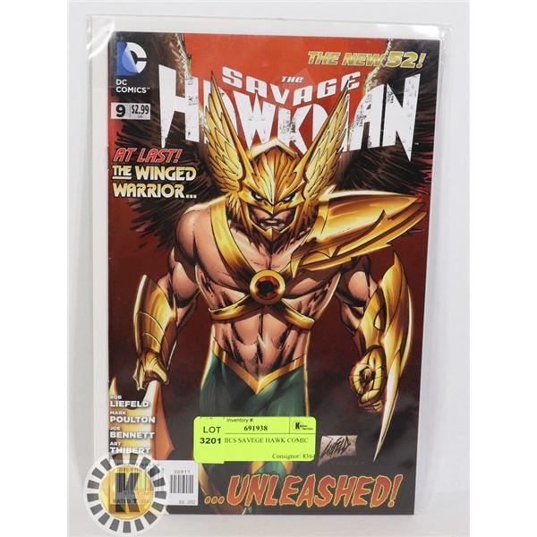 DC COMICS SAVAGE HAWK COMIC BOOK